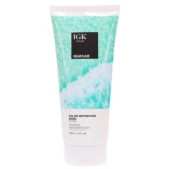 Simple IGK Color Depositing Hair Mask Seafoam (Pale Teal) 6 Oz